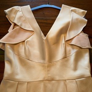 Cremieux Champagne A-Line Dress